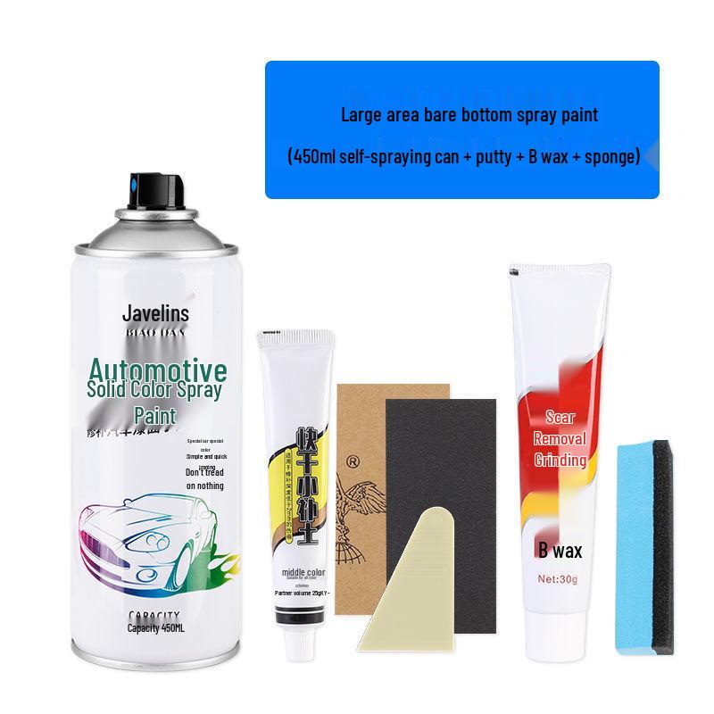 

Автоматическая самораспыляющаяся краска-карандаш - Ремонт царапин и защита от ржавчины - Жемчужно-белый/Черный Basic Set: Spray Paint + Putty Tool
