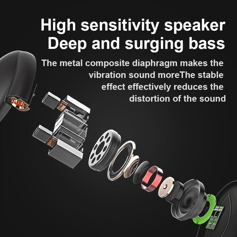 1Pc Mini In-Ear 5.0 Bluetooth Earphone Sport Gaming Headset with Mic Wireless Headphones Handsfree Stereo Earbuds For All Phones