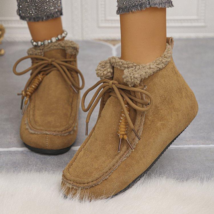 

Ретро зимние ботинки для женщин на осень и зиму 2026 года, утепленные и утолщенные теплые хлопковые ботинки для женщин 43 коричневый