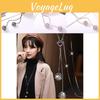 Chic 2021 Korean Style Tassel Ball T Bar Necklace For Women Beautiful Jewelry