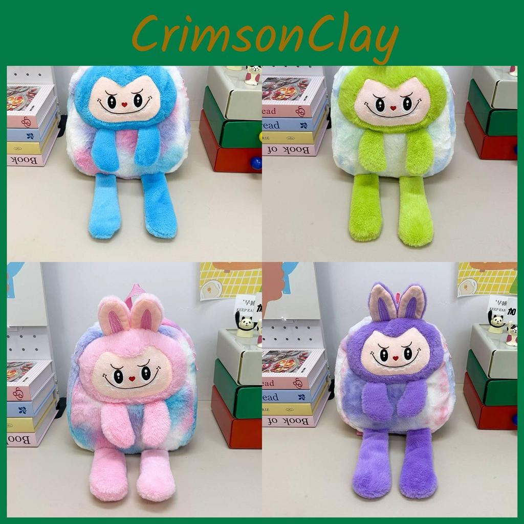 Cartoon Backpack Plush Stuffed Animal School Bag Lightweight Kids Gifts