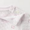 David Bella Girls' Quilted Cotton Pajama & Underwear Set