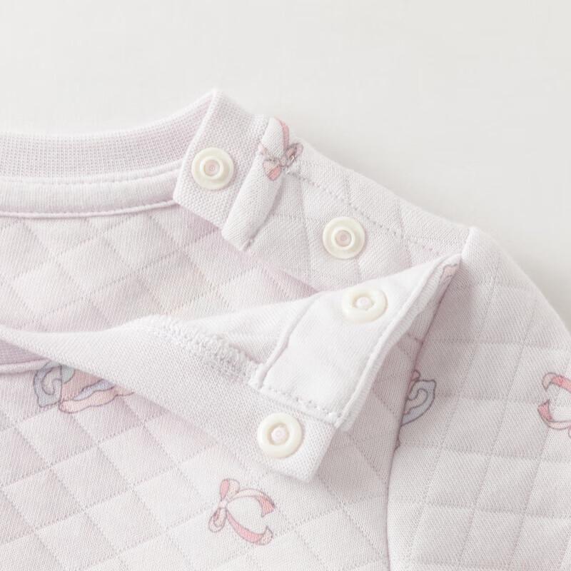 David Bella Girls' Quilted Cotton Pajama & Underwear Set
