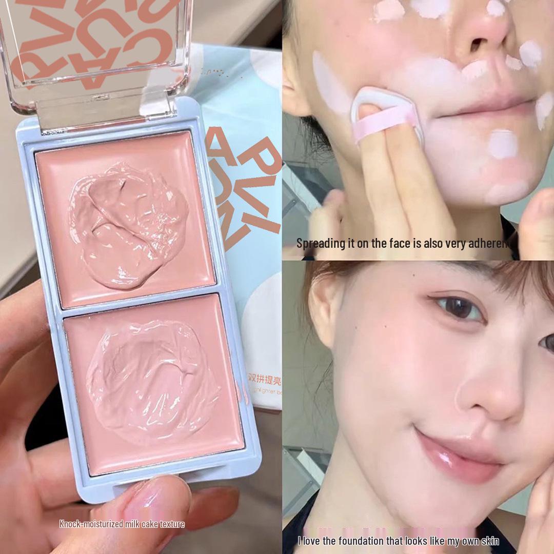 

Cappuvini Cloud Plump Double Color Brightening Highlighter & Long-lasting Matte Concealer