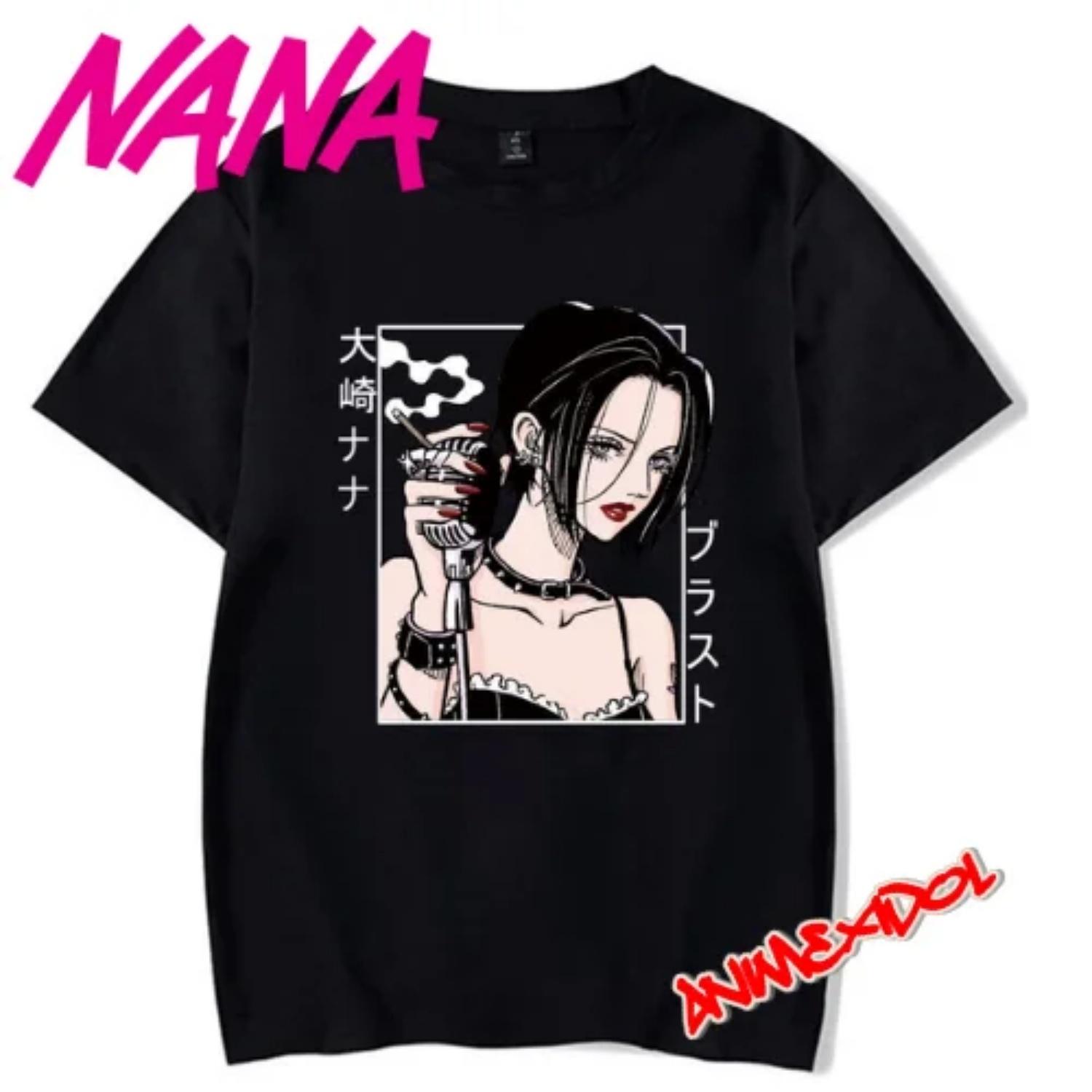 Japanese Anime Nana Osaki Anime T-Shirt Japanese Manga Kawaii Harajuku NOT393 Anime Things Oversized T Shirt Men Aesthetic S