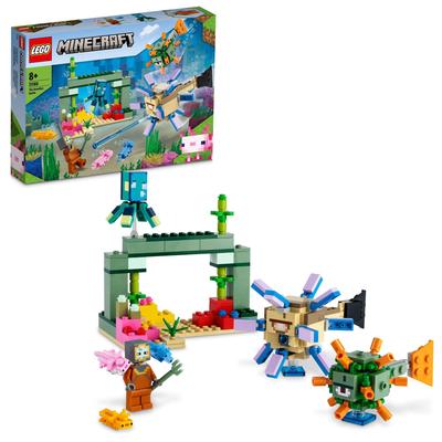 LEGO Minecraft Battle with the Guardians 21180 Toy Block Present Video Game Sea Boys Girls Ages 8+