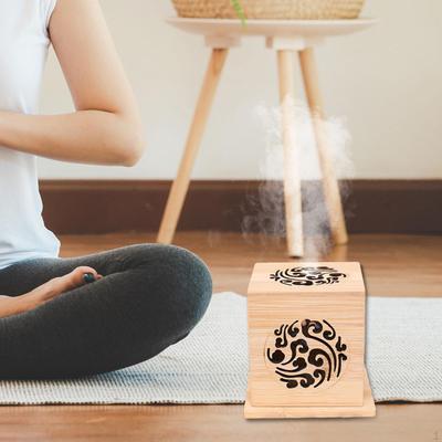 Incense Burner Box Holder Collection Bamboo Ornament Tabletop Centerpiece for Office