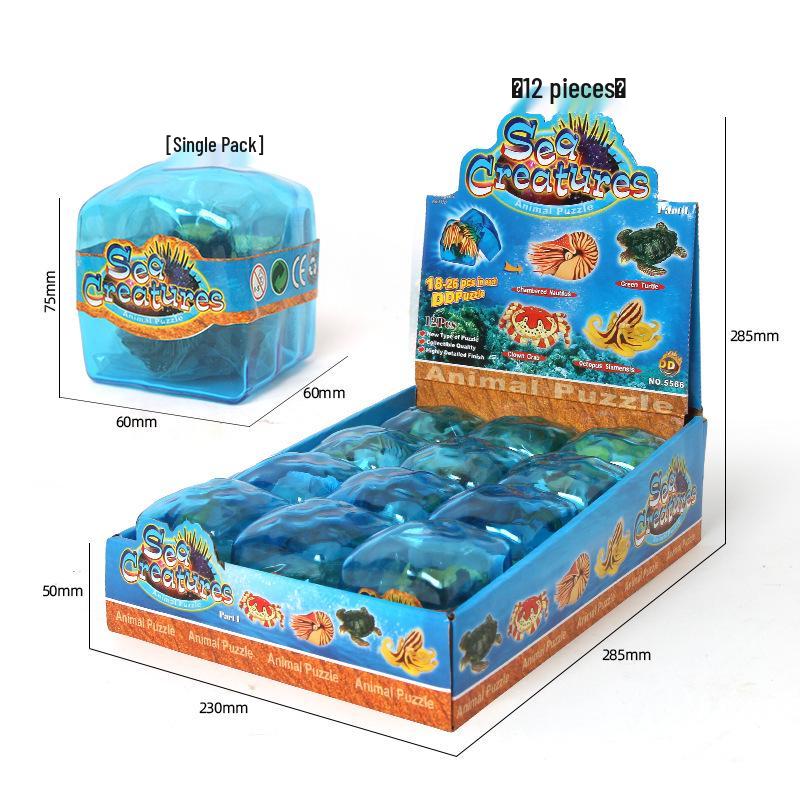 

Имитационная модель морских животных: Развивающая игрушка «Сделай сам» для детей