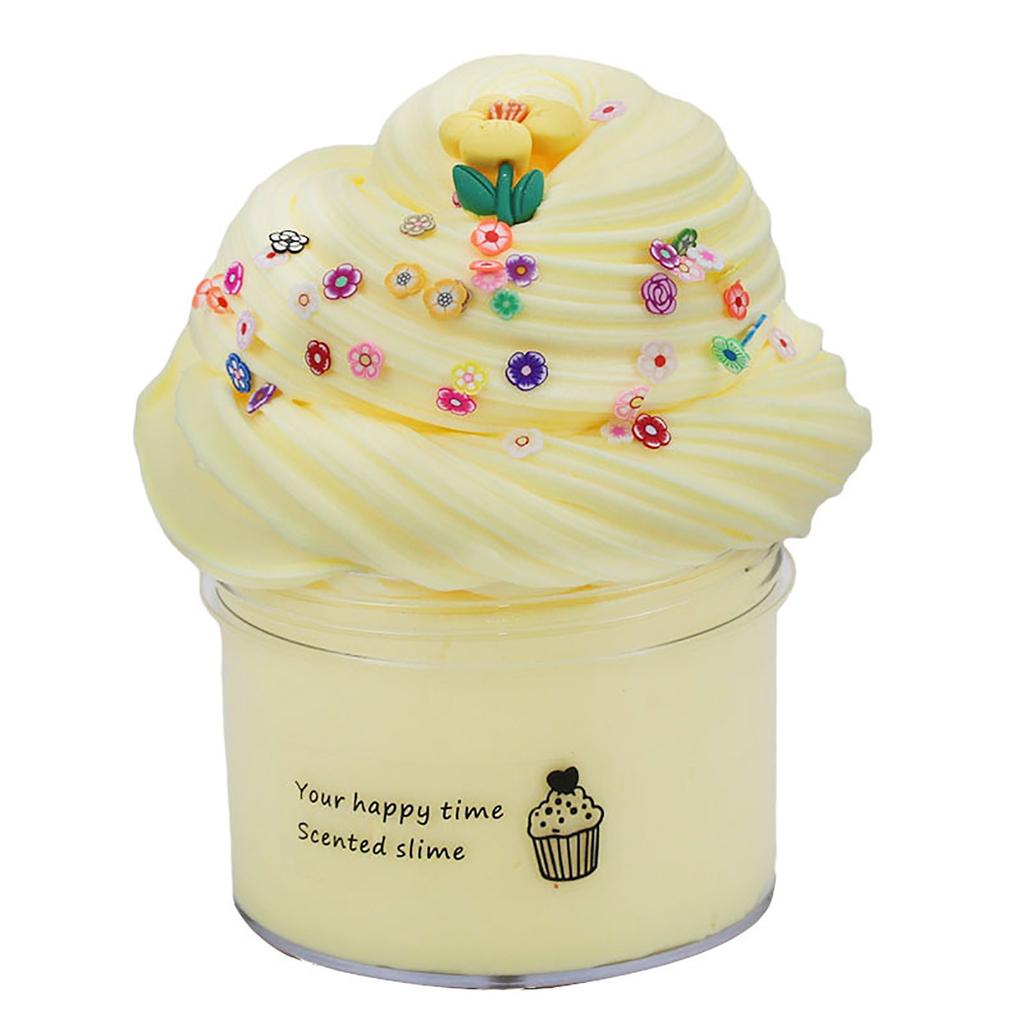 Festive 70ml Fruit Butter Slime Kit, Non-sticky Scented Cloud Slime, DIY Handmade Craft for Stress Relief & Holiday Gifts