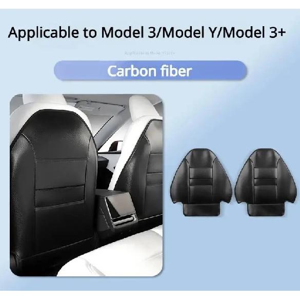 Seat Kick Pad for Tesla Model 3/Y/3+ Highland Car Leather Anti Kick Pad Child Anti Dirty Protector Cover Interior Accessories