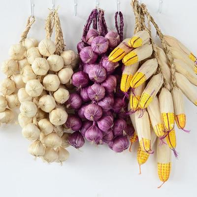 1Bunch Colorful Simulation Foam Vegetables Hanging Home Decor Kitchen Decoration Hanging Artificial String Fake Corn