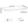 L Shape Floating Shelf Multifunction No Punching Shelves