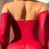 Heer odycon ace-up Set Sex suit tube top tight dress sexy chest wrap skirt