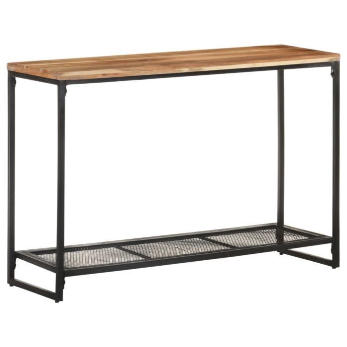 VidaXL Table console 110x35x75 cm Bois d'acacia massif