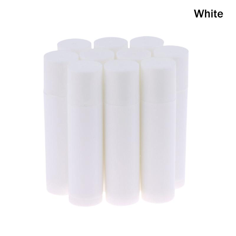 

10Pcs 5g Empty Lip Gloss Tubes – Sterile, Refillable Containers for Lipstick, Lip Balm, and Cosmetic Applications белый