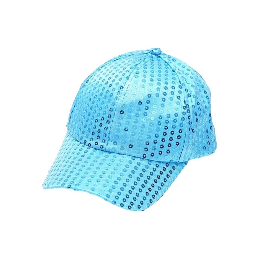 Brilliant Sun Cap Sequin Glitter Peaked Cap Korean Sequins Baseball Cap  Street Dance
