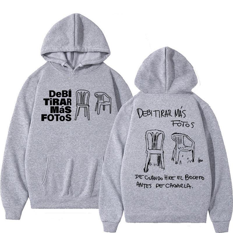 DTMF Ich sollte mehr Fotos machen BAD BUNNY Hoodies Herren Damenmode Hip Hop Popmusik Sweatshirt Fleece Oversized Lässig