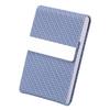 PU Woven Magnetic Business Card Holder – Sleek Card Organizer For Professionals, Portable Card Case