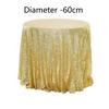 Polyester Sequin Tablecloth Solid Color Glitter Tablecloth Sparkling Table Cover  Wedding Birthday
