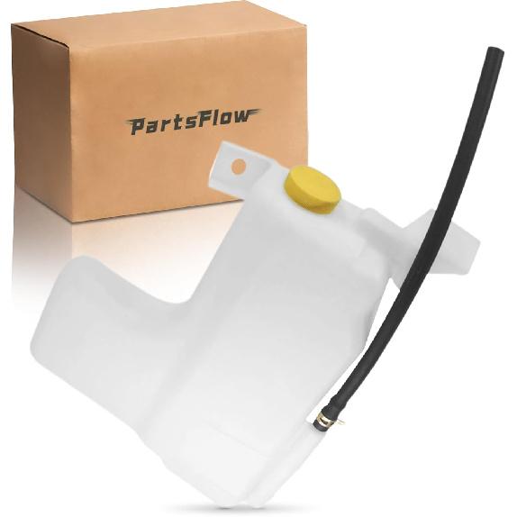 PartsFlow Coolant Reservoir Tank W/Cap&Pipe Compatible With 1998-2015 Nissan Frontier 2000-2005 Nissan Xterra 3.3L 2.4L 21710-VN20A 603-615