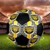 AMAZONAS FC Indoor Soccer Ball Colorful All Ages Size 5 Machine Stitched PVC Competition Ready Durable High-Bounce