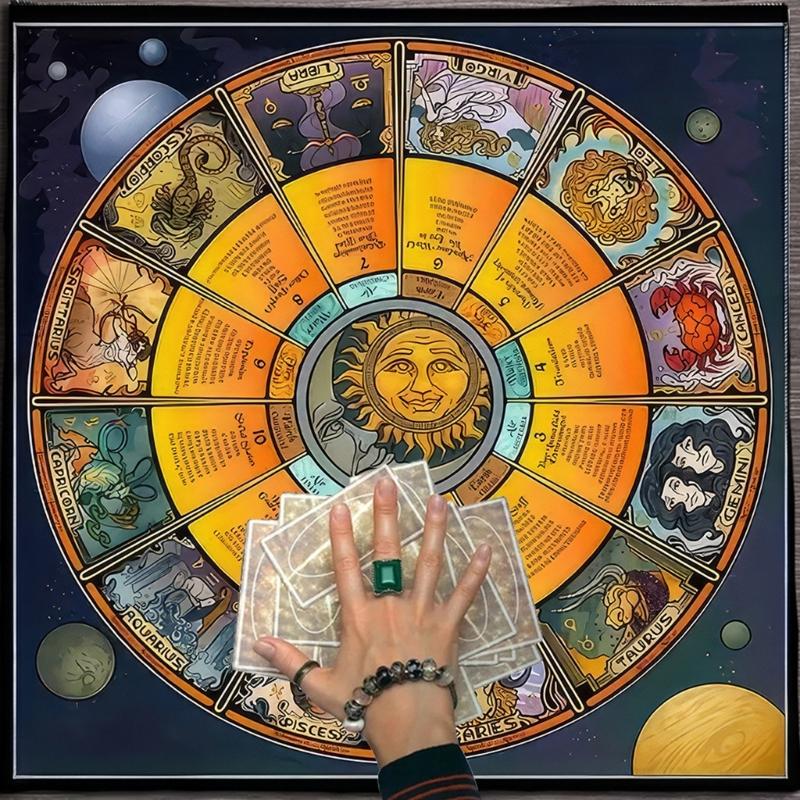 Constellations Pattern Astrology Tablecloth Tarots Divinations Tablecloth Altars Cloth Divinations Board Game Accessory
