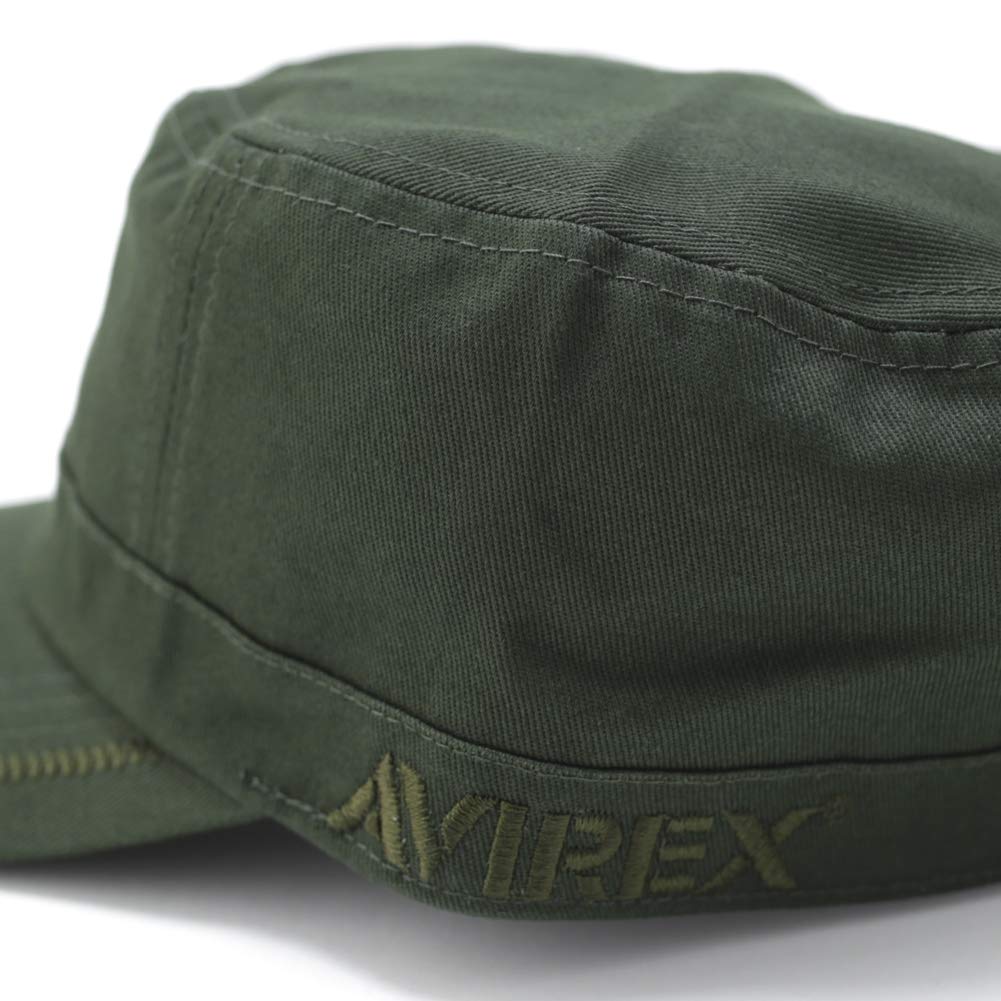 STANDARD Embroidered Brim Work Cap BIG SIZE XL Large Size Golf Cap [AVIREX] Men's <Khaki XL>