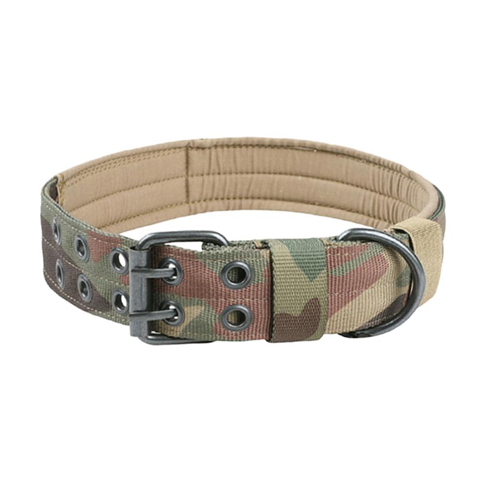 Outdoor Tactical Dog Collar  Durable Nylon Military Collars Outdoor for Medium Large Dogs Training Walking Working Pet Products