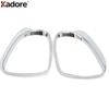 Rearview Mirror Eyebrow Cover Trim For KIA Sportage 2016- Chorme Car Side Mirrors Rain Shield Sun Visor Frame Accessories