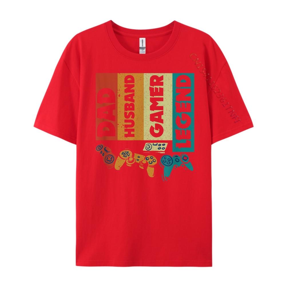 Dad Husband Gamer Legend Dad Video Gamer Shirts Men Graphic Male Men Clothes S