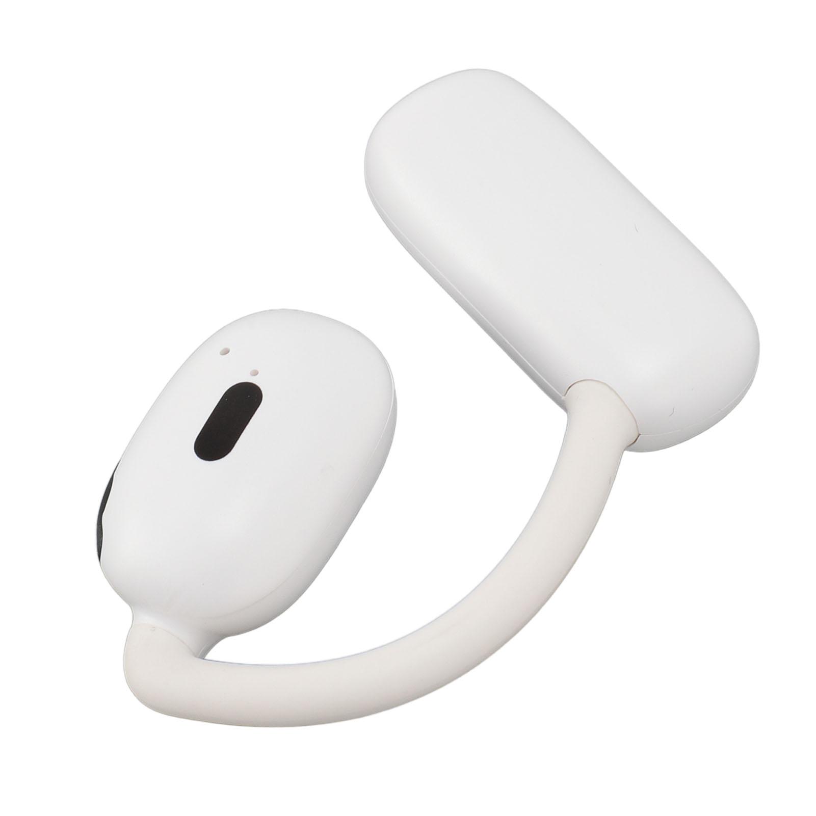 

Открытые спортивные наушники V21 Быстрая зарядка Стереозвук Маленькие TWS Bluetooth-наушники из ТПУ для Android Белые белый