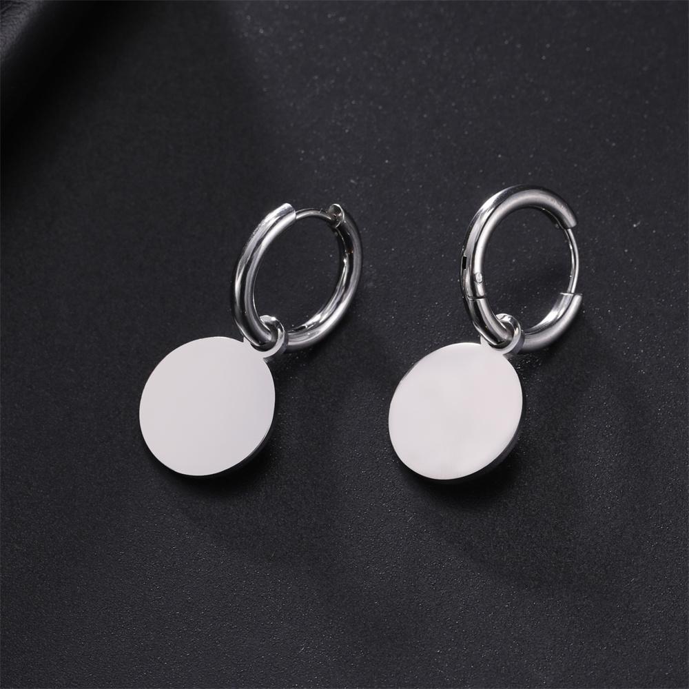 My Shape Lovely Flower Hoop Earrings for Women Gifts Stainless Steel Heart Sun Maple Leaves Earrings Fashion Jewelry Wholesale