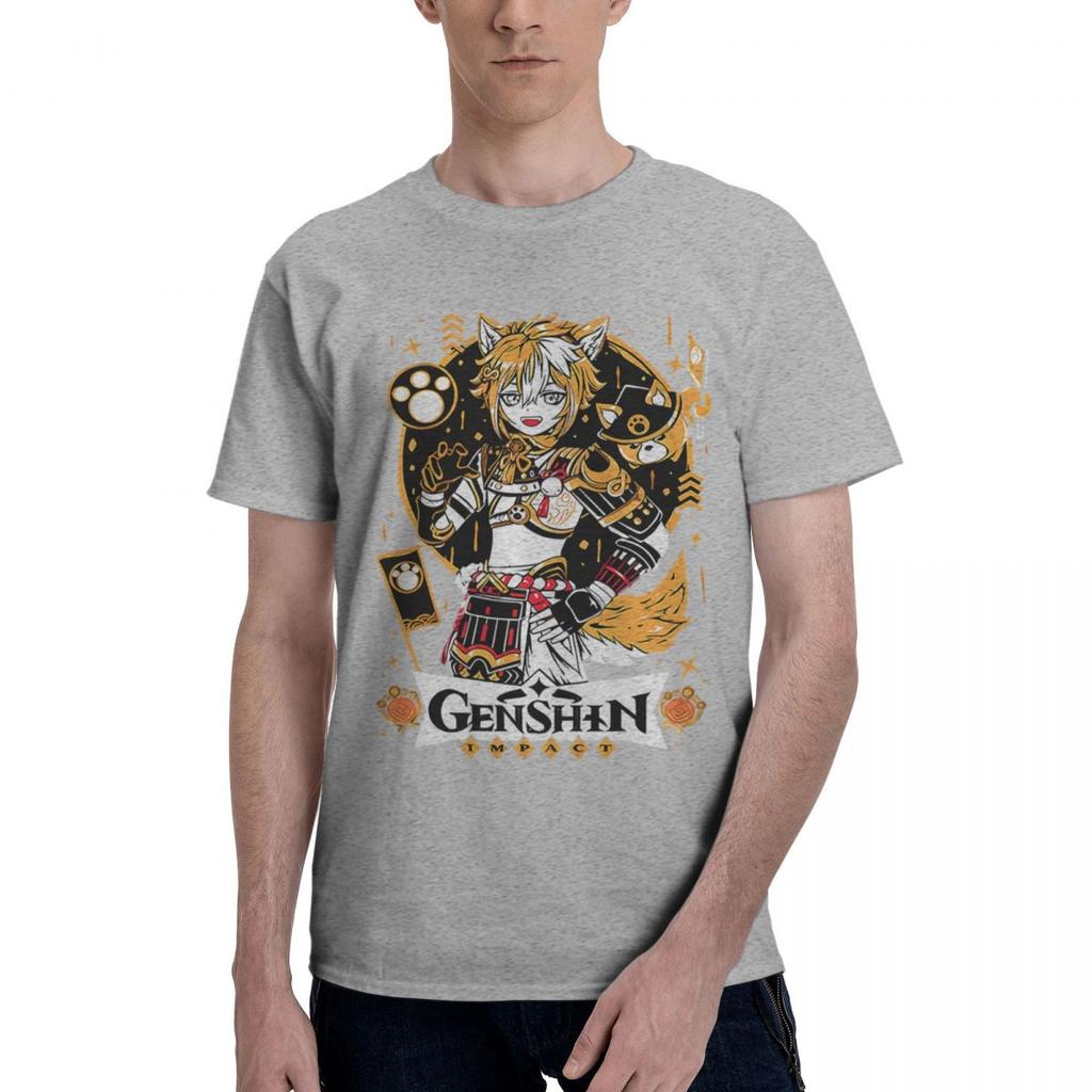 Genshin Impact Gorou 100 Cotton Casual Breathable Confortable Summer New Gifts And TShirts Mens Gifts