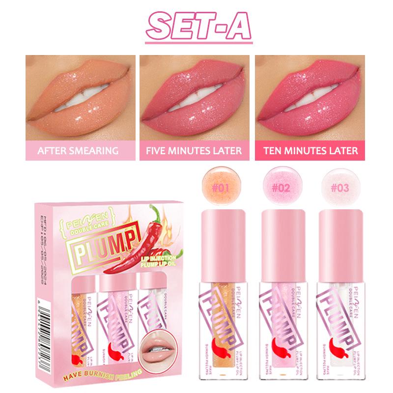 

Набор пламперов для губ PEINIFEN: Увлажняющий и питательный уход для губ Standard