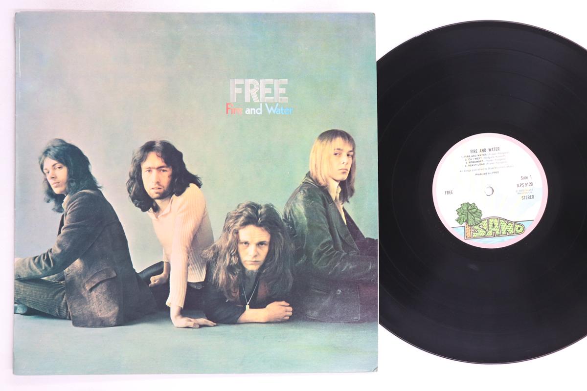

LP Record FREE - Fire And Water ILPS9120 ISLAND 1971 UK Rock Used