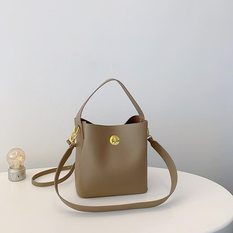 Bag women's 2025 spring and summer new bucket bag high-end women's bag shoulder messenger bag large-capacity handbag women's bag