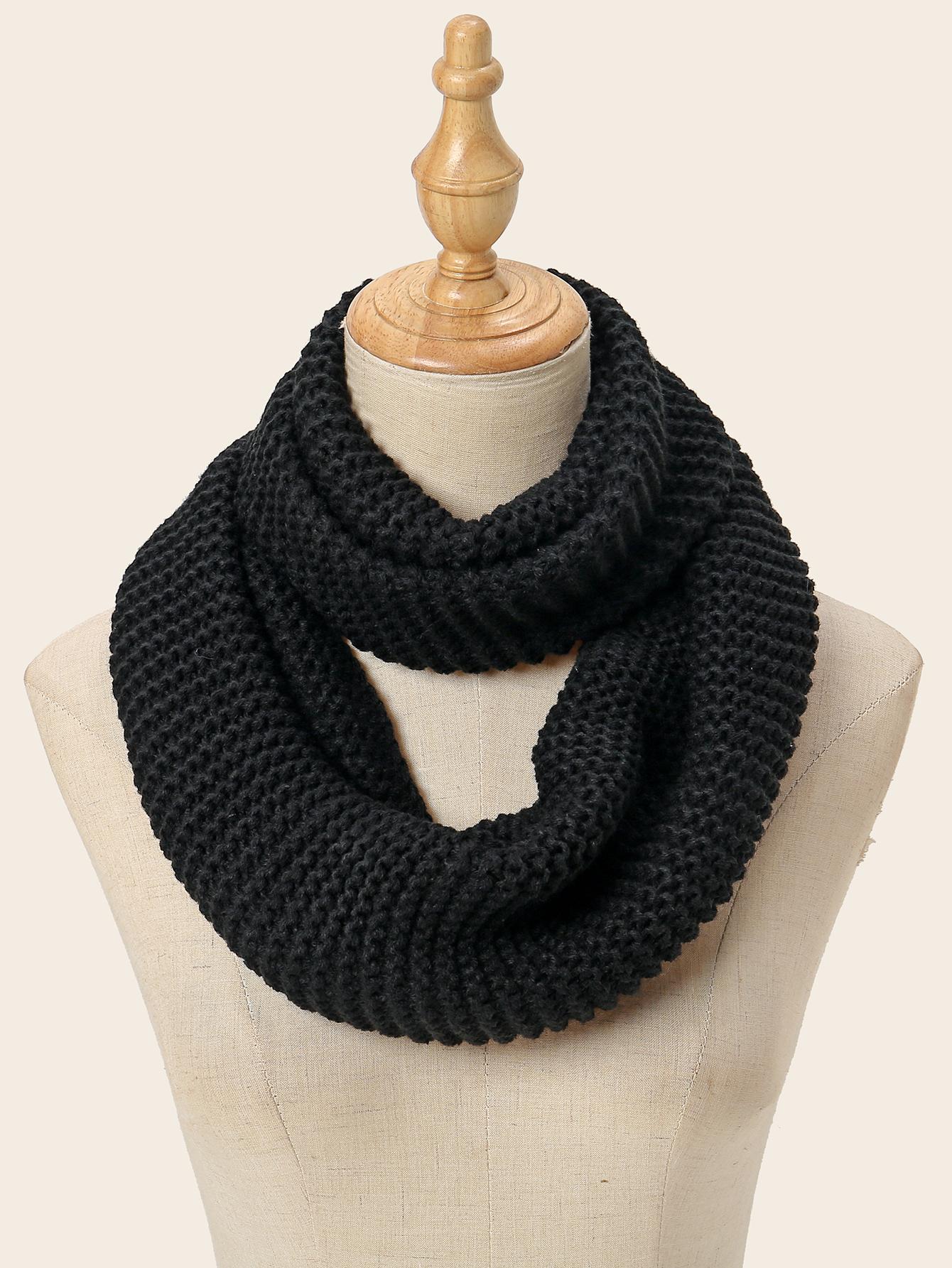 

Новый зимний шарф женский бесконечный вязаный шарф круглый шарф на шею шаль женский супер толстый снуд петля унисекс однотонный вязаный крючком