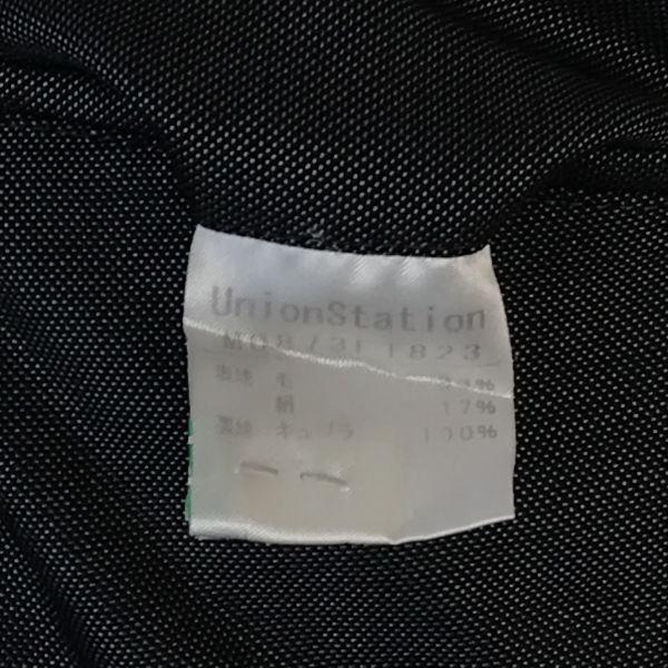 UNION STATION Silk Blend Suit Set Up Jacket & Pants/Men's Size M/Gray/Side Vents(USED)