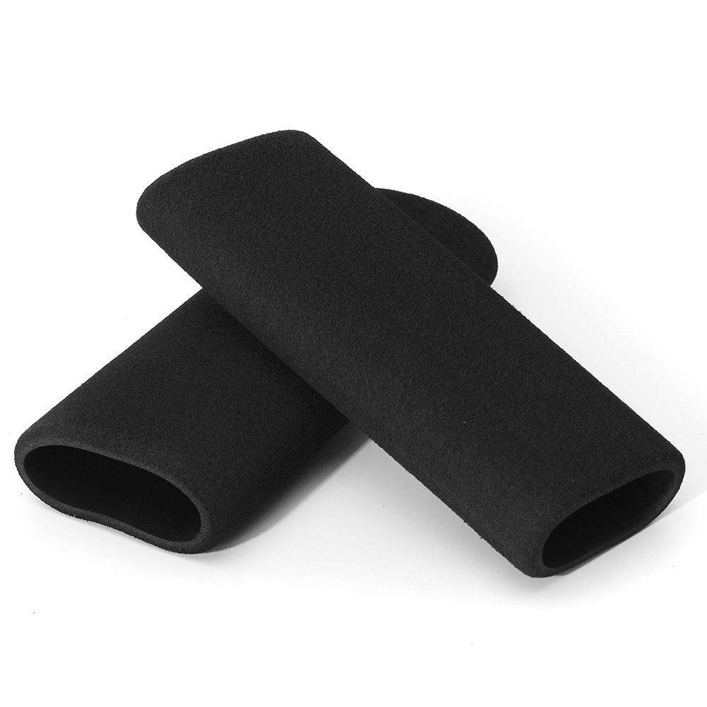2pcs Motorbike Handlebar Grip Cover Anti Vibration Comfort Hand Grip Cove Motorcycle Slip-on Foam
