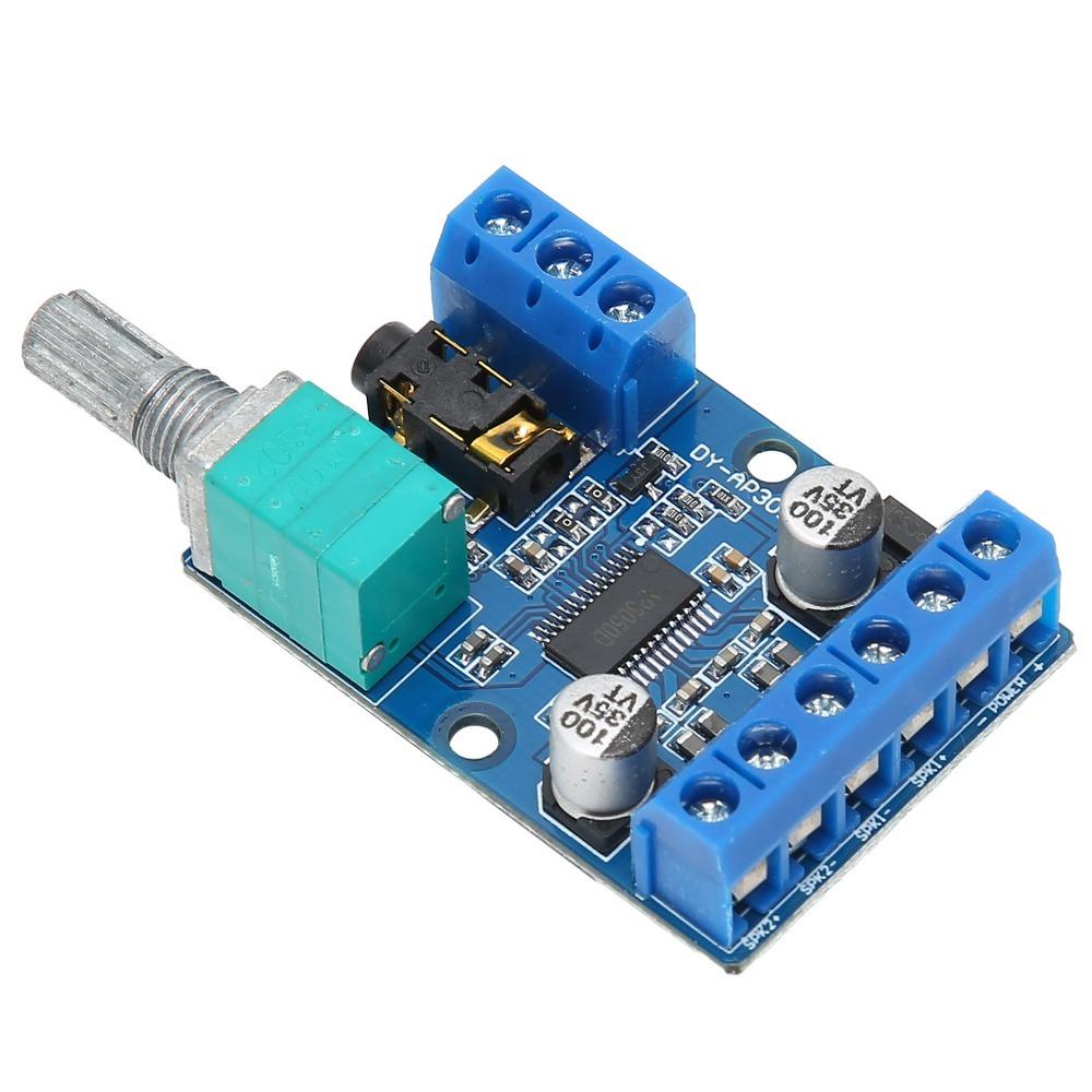 30Wx2 Stereo Digital Power Amplifier with Volume Control High-Power Amplifier Board DIY Module