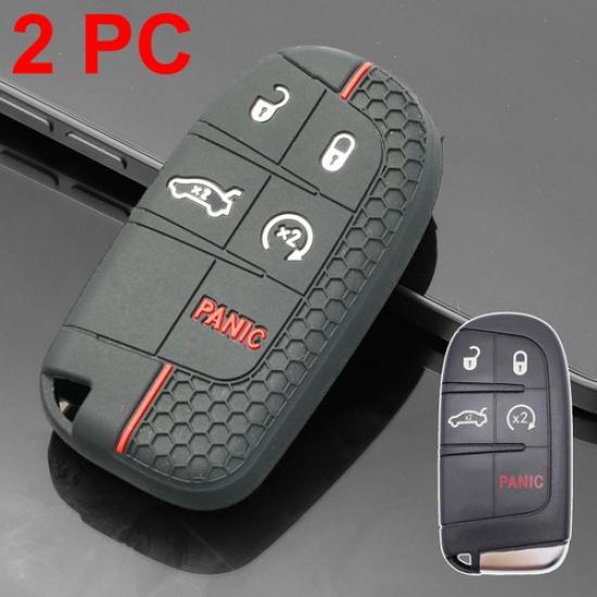 5 Button Remote Smart Key Fob Shell Cover Case For Jeep Chrysler Dodge 2014-2021
