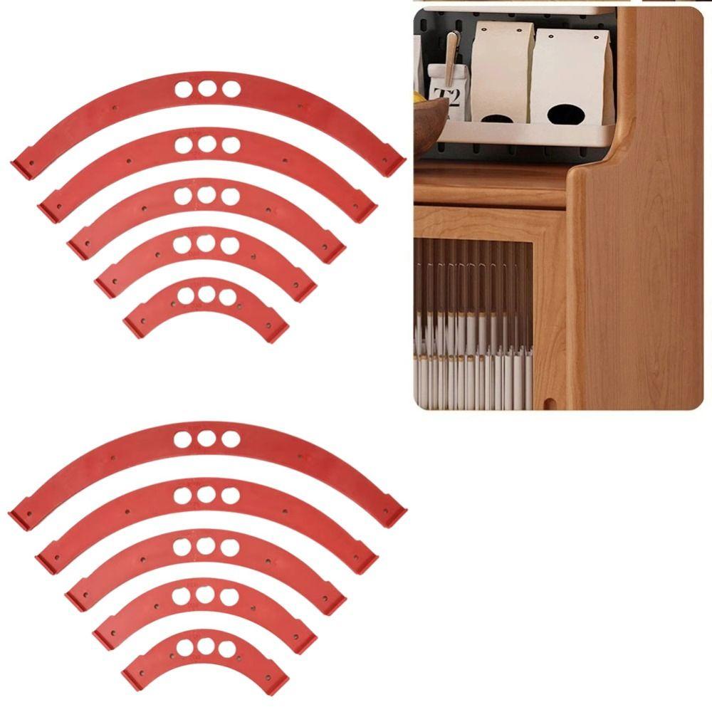 Precise Inner & Outer Woodworking Round Formold Plastic Template Semi-circular Template Router Templates