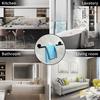 18-Piece Stainless Steel Bathroom Set: Towel Bars, Tissue Holder, Hooks, and Accessories