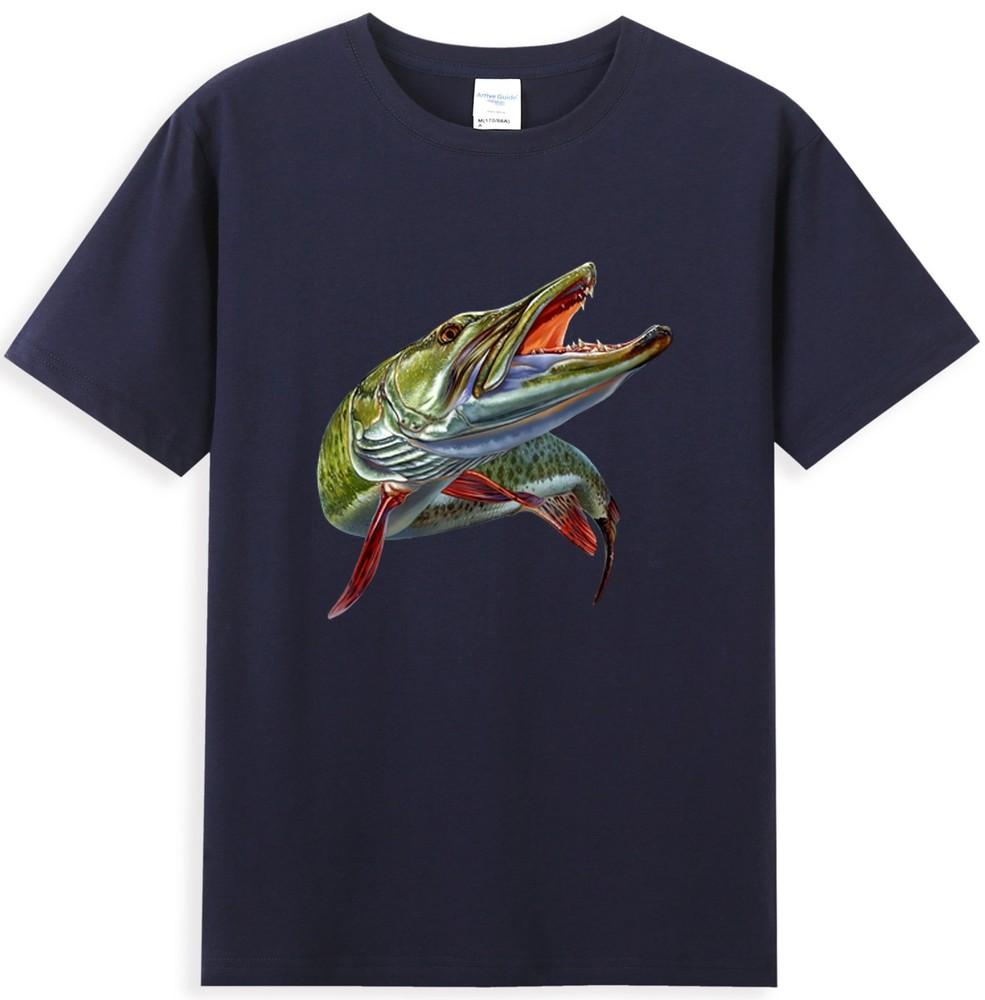 Muskie Hunter Musky Fisherunisex Lure Fly Fishing TShirt S