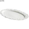 Oval Rock Texture Plate Ceramic Tableware Restaurant Steamed Fish Plate Dessert Dish Cake Plate Sushi Plates Barbecue Plates
