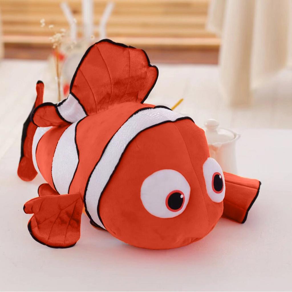 Cartoon Clown Fish Plush Toy Little Yellow Croaker Doll Aquarium Doll Cloth Doll