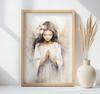 Heavenly Elegance Poster Heavenly Elegance Poster, 40X50 Cm, Black Aluminum Frame, 230 Gsm Matte Paper
