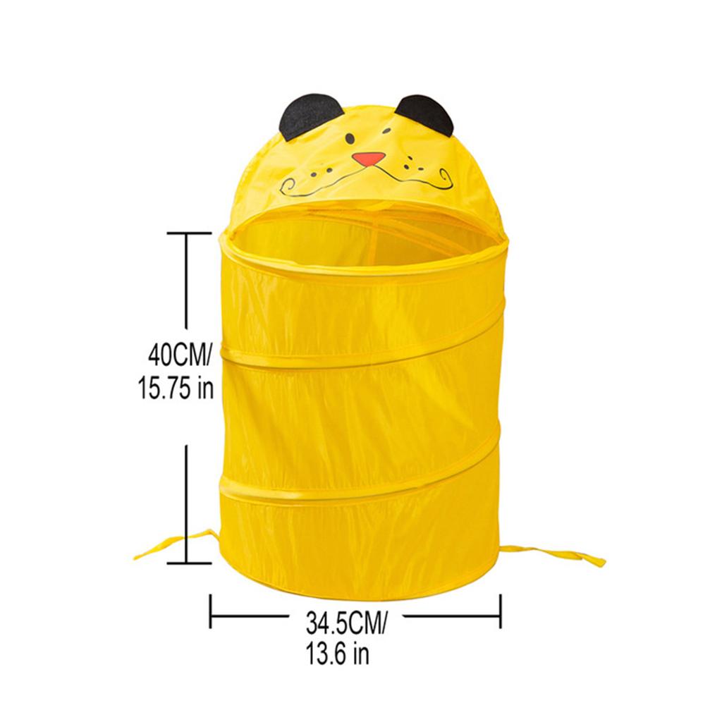 Foldable Canvas Toy Organizers Basket Portable Storage Hamper For Children Bedroom Bathroom Dorm Essential