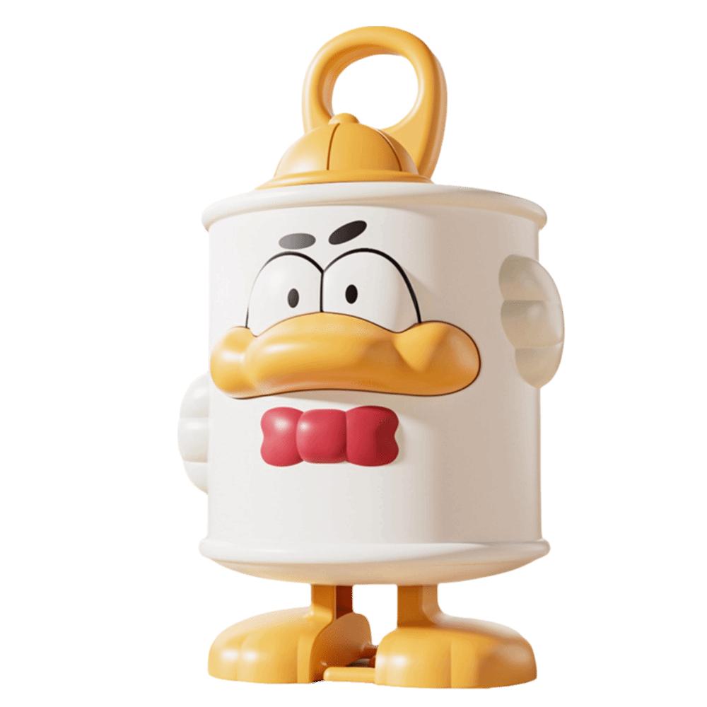 

Pull cord design Pull-String Toy Cartoon Design Canned Animal Toy Early Education белый
