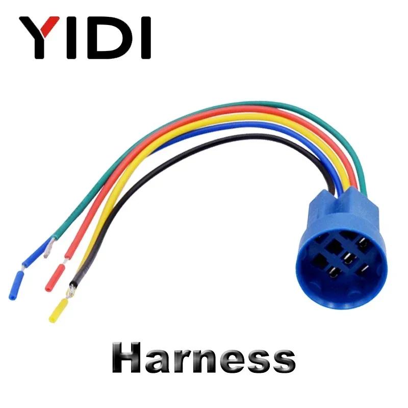 22mm Waterproof Metal Rotary Selector Switch 2 3 Postion 1NO1NC 2NO2NC 12V Red Green LED Stainless Steel Push Button Knob Switch